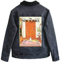 New Yorker Feb 4, 1974 Unisex Sherpa-lined Denim Jacket | Artistshot