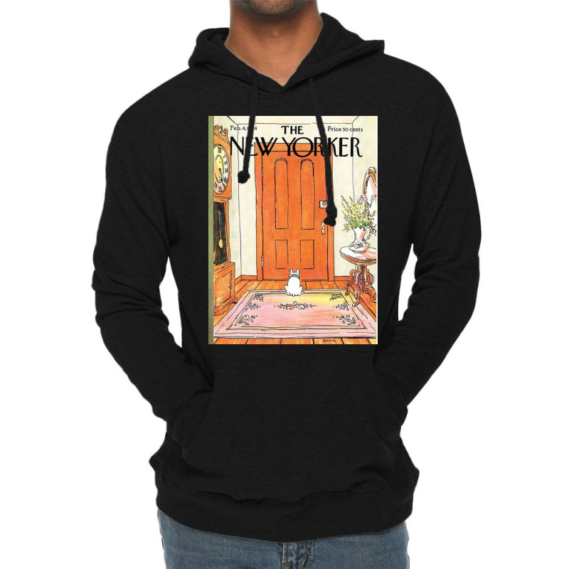 New Yorker Feb 4, 1974 Lightweight Hoodie | Artistshot