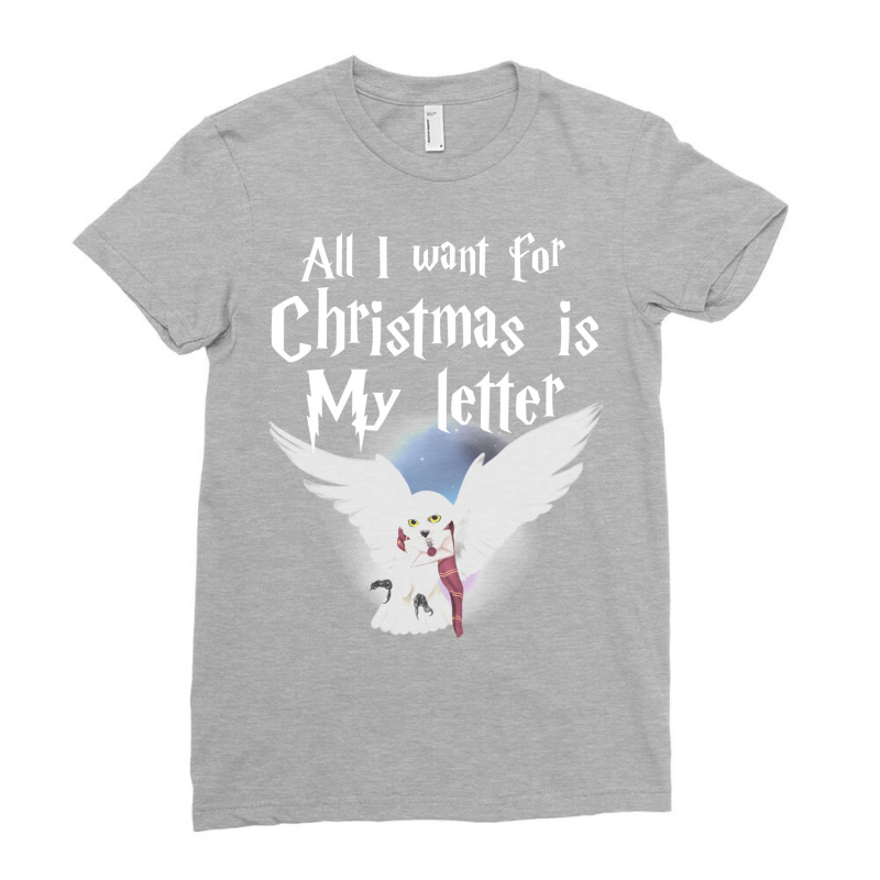 All I Want For Christmas Is 2 Ladies Fitted T-Shirt by laphammerlox | Artistshot