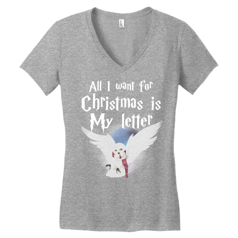 All I Want For Christmas Is 2 Women's V-Neck T-Shirt by laphammerlox | Artistshot