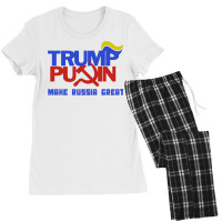 Trump Putin 2016   Make Russia Great Again Women's Pajamas Set | Artistshot