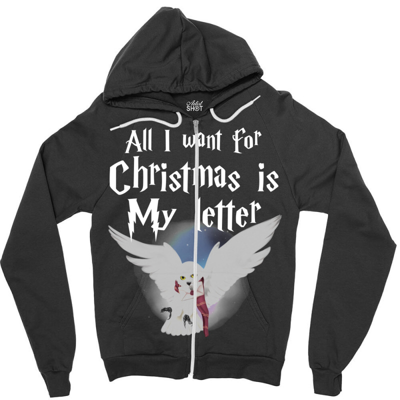 All I Want For Christmas Is 52 Zipper Hoodie by laphammerlox | Artistshot