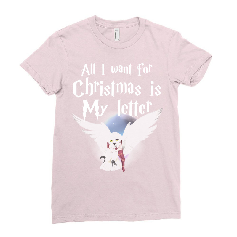 All I Want For Christmas Is 52 Ladies Fitted T-Shirt by laphammerlox | Artistshot