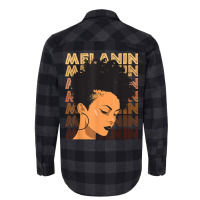 Black Strong Girl Afro Love Melanin African Americ Flannel Shirt | Artistshot