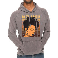 Black Strong Girl Afro Love Melanin African Americ Vintage Hoodie | Artistshot