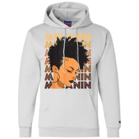 Black Strong Girl Afro Love Melanin African Americ Champion Hoodie | Artistshot