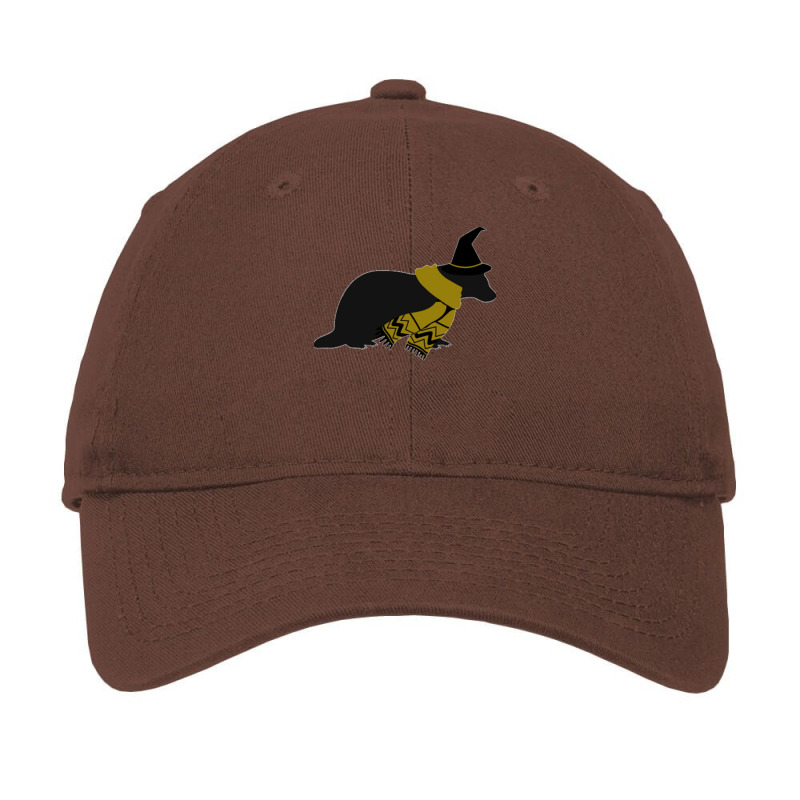 Badger Silhouette Adjustable Cap by brodyjeunep | Artistshot