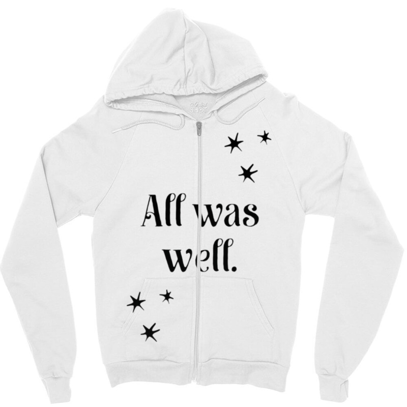 All Was Well Stars 1 Zipper Hoodie by alfanomearsb | Artistshot