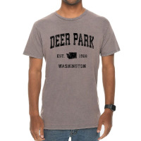 Deer Park Washington Wa Vintage Athletic Black Spo Vintage T-shirt | Artistshot