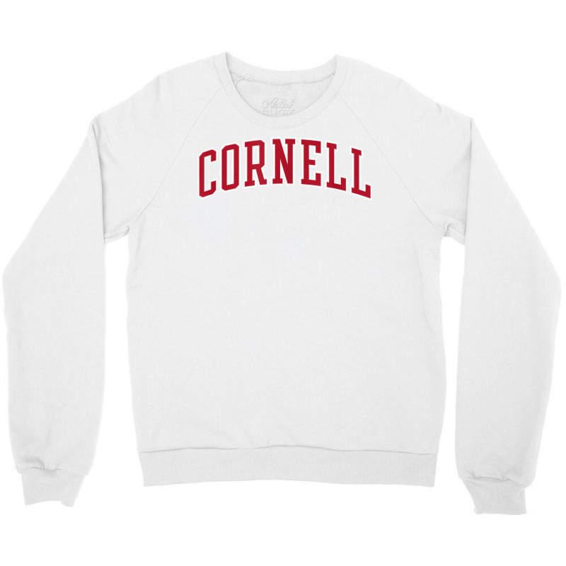 Cornell Big Red Apparel Neutral Game Day Arch T Sh Crewneck Sweatshirt | Artistshot