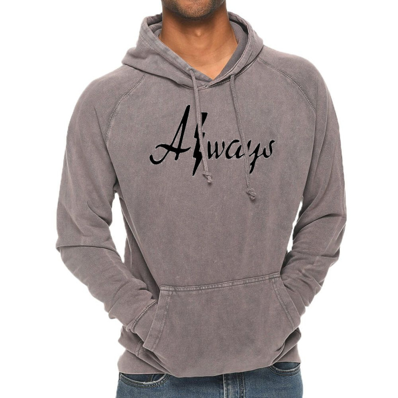 Always Silhouette Vintage Hoodie by laphammerlox | Artistshot