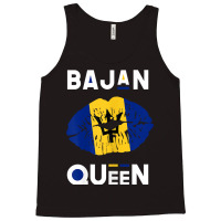 Womens Bajan Queen Shirt Barbados Flag Lips Barbad Tank Top | Artistshot