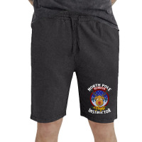 North Pole Flight Instructor! Funny Reindeer Lover Vintage Short | Artistshot