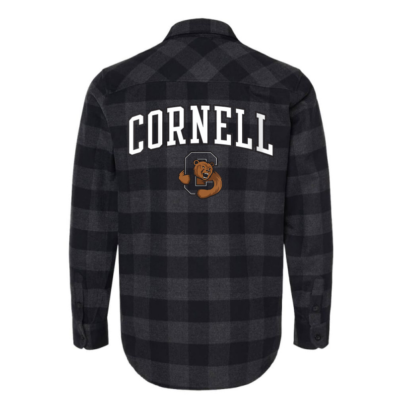 Womens Cornell Big Red Apparel Fan Favorite Arch R Flannel Shirt | Artistshot