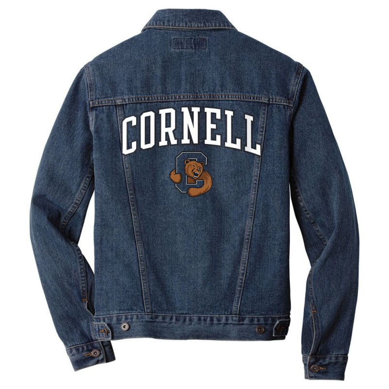 Womens Cornell Big Red Apparel Fan Favorite Arch R Men Denim Jacket | Artistshot