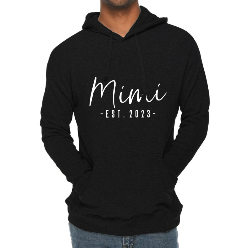 Mimi Est 2023 Mimi To Be Gifts New Grandma Pregnan Lightweight Hoodie | Artistshot