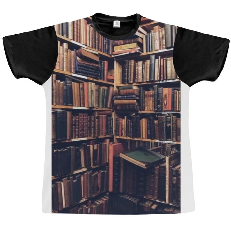 All The Books 1 Graphic T-shirt by wilktopick1 | Artistshot