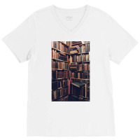 All The Books 1 V-neck Tee | Artistshot