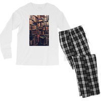 All The Books 1 Men's Long Sleeve Pajama Set | Artistshot