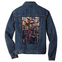 All The Books 1 Men Denim Jacket | Artistshot