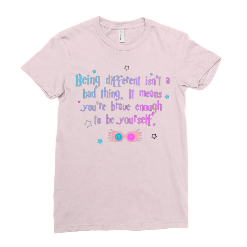 Being Different Is No Bad Thing  41 Ladies Fitted T-Shirt by brodyjeunep | Artistshot