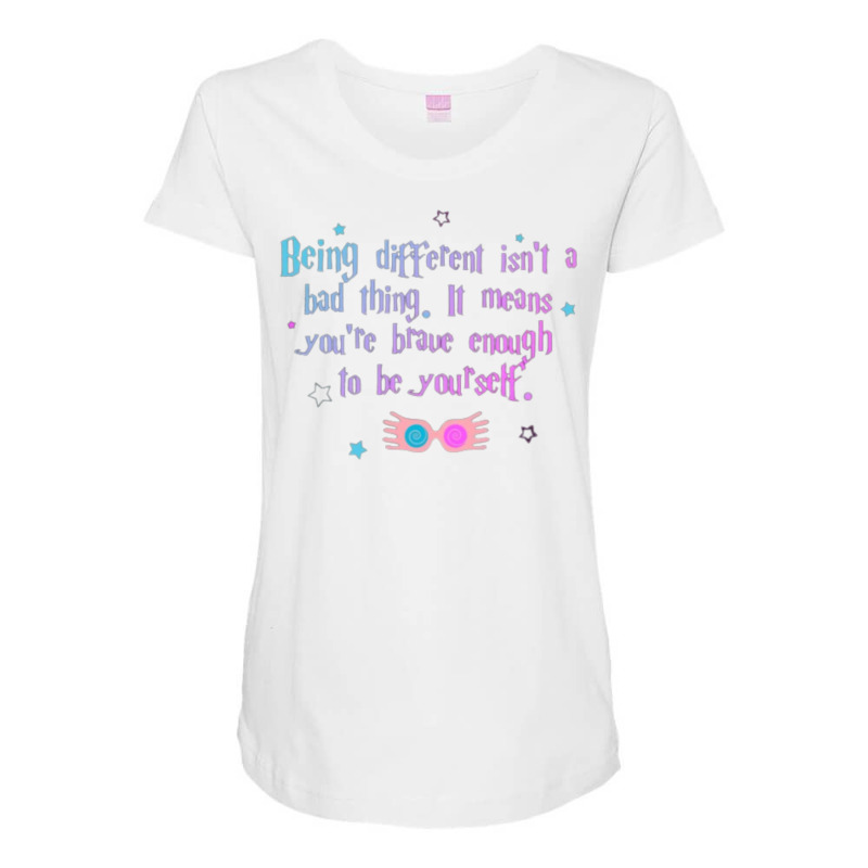 Being Different Is No Bad Thing  41 Maternity Scoop Neck T-shirt by brodyjeunep | Artistshot