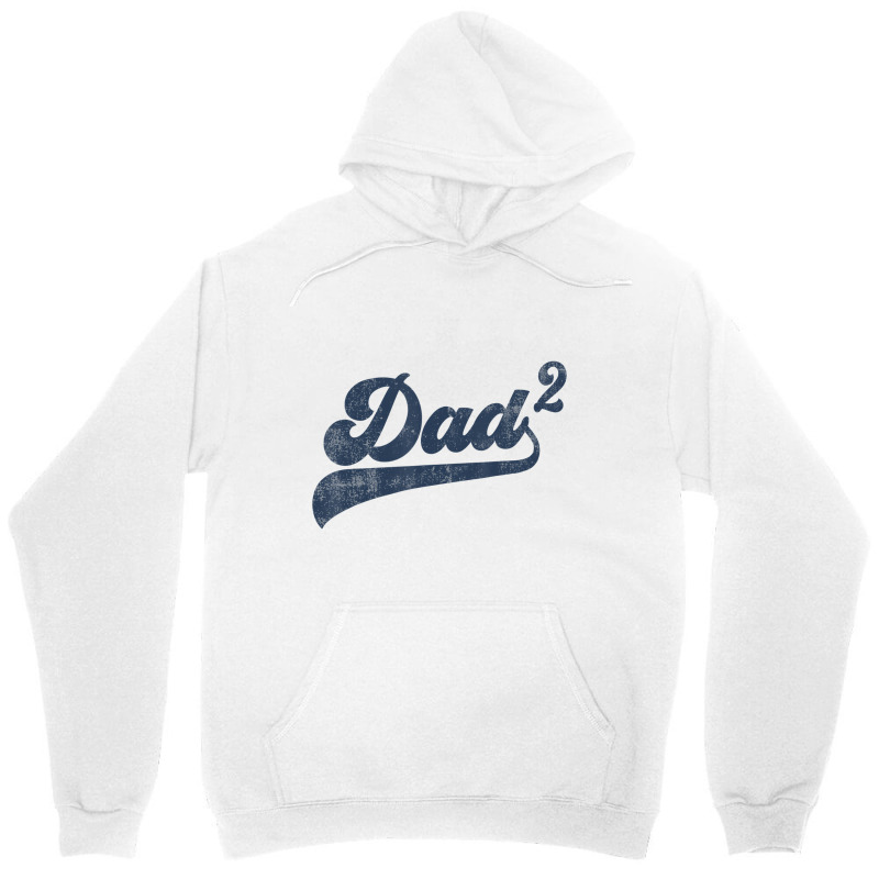 Mens Dad2 Dad Squared Gifts Father Of Two Daddy 2 Unisex Hoodie by scrabeck | Artistshot