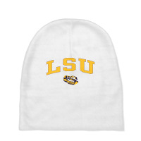 Lsu Tigers Arch Over Black Officially Licensed Pul Baby Beanies | Artistshot