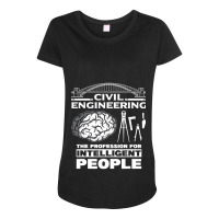 Civil Engineer Engineering Architect Construction  Maternity Scoop Neck T-shirt | Artistshot