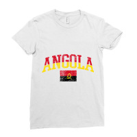 Angola T Shirt Patriotic Angolan T Shirt National Ladies Fitted T-shirt | Artistshot