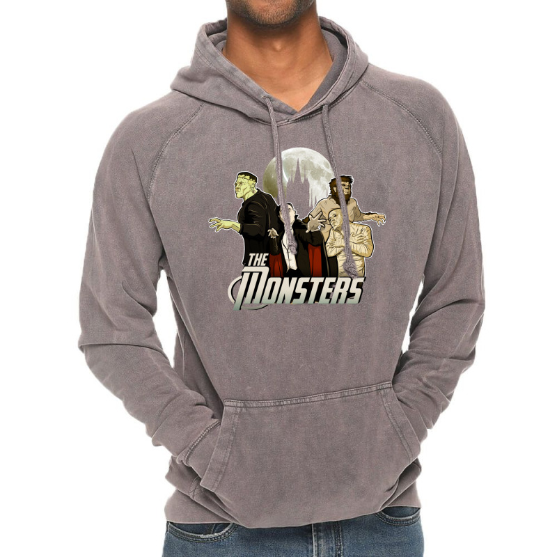 Monsters Assemble Vintage Hoodie by rouassbielln | Artistshot