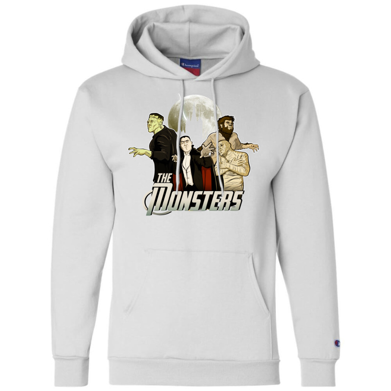 Monsters Assemble Champion Hoodie by rouassbielln | Artistshot