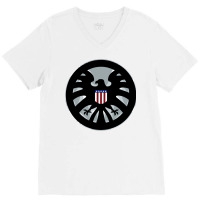 Old Shield V-neck Tee | Artistshot