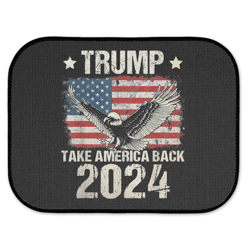 Trump 2024 Flag Take America Back Men Women Trump Rear Car Mat | Artistshot