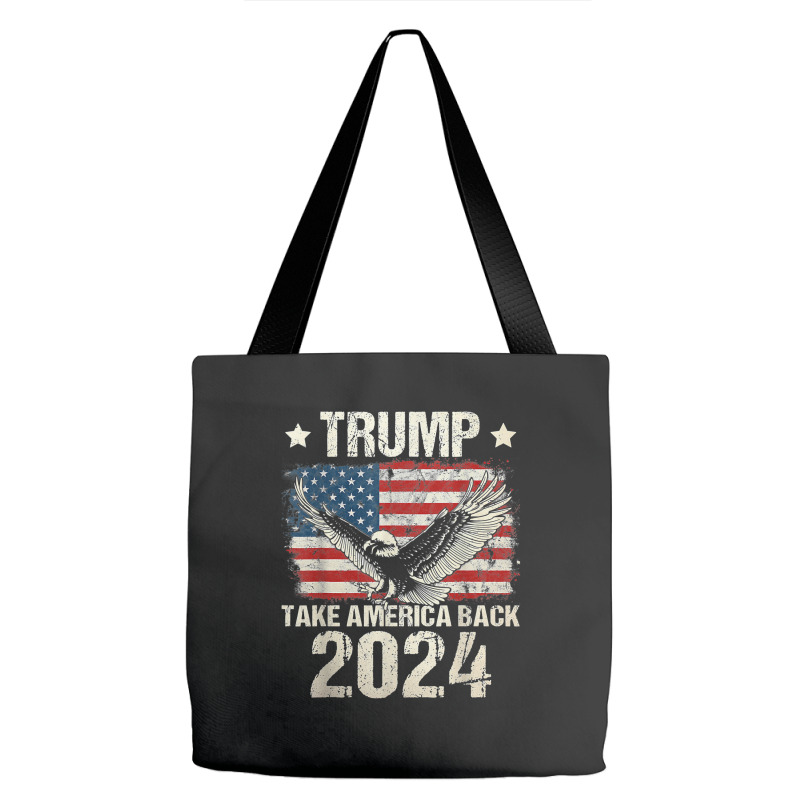 Trump 2024 Flag Take America Back Men Women Trump Tote Bags | Artistshot