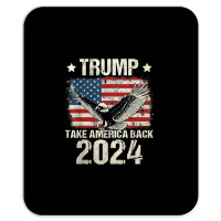 Trump 2024 Flag Take America Back Men Women Trump Mousepad | Artistshot