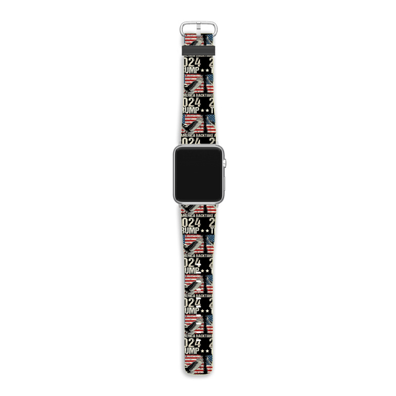 Trump 2024 Flag Take America Back Men Women Trump Apple Watch Band | Artistshot