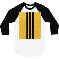 Black And Yellow 3/4 Sleeve Shirt | Artistshot