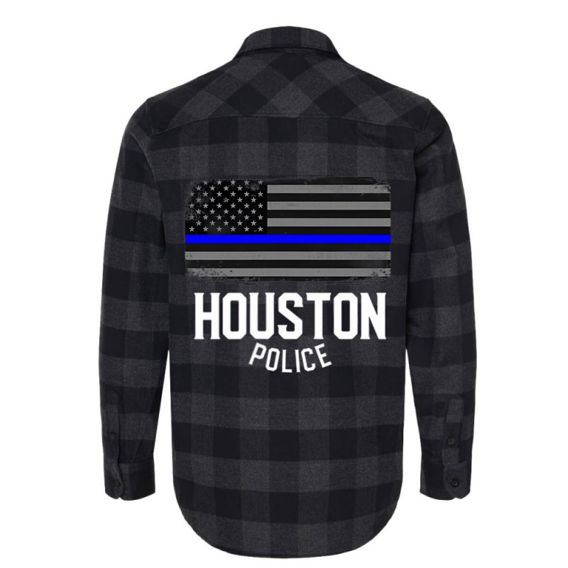 City Of Houston Police Officer Texas Policeman T S Flannel Shirt | Artistshot