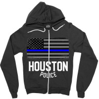 City Of Houston Police Officer Texas Policeman T S Zipper Hoodie | Artistshot