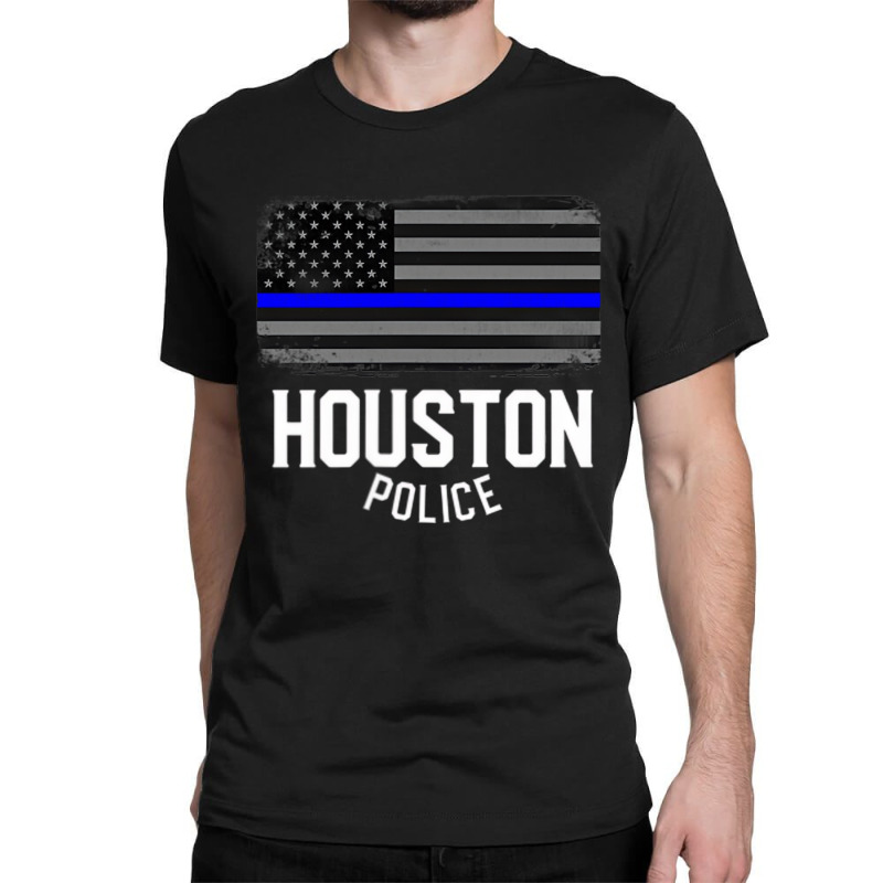 City Of Houston Police Officer Texas Policeman T S Classic T-shirt | Artistshot