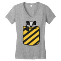 Badger In Pocket 8 Women's V-neck T-shirt | Artistshot