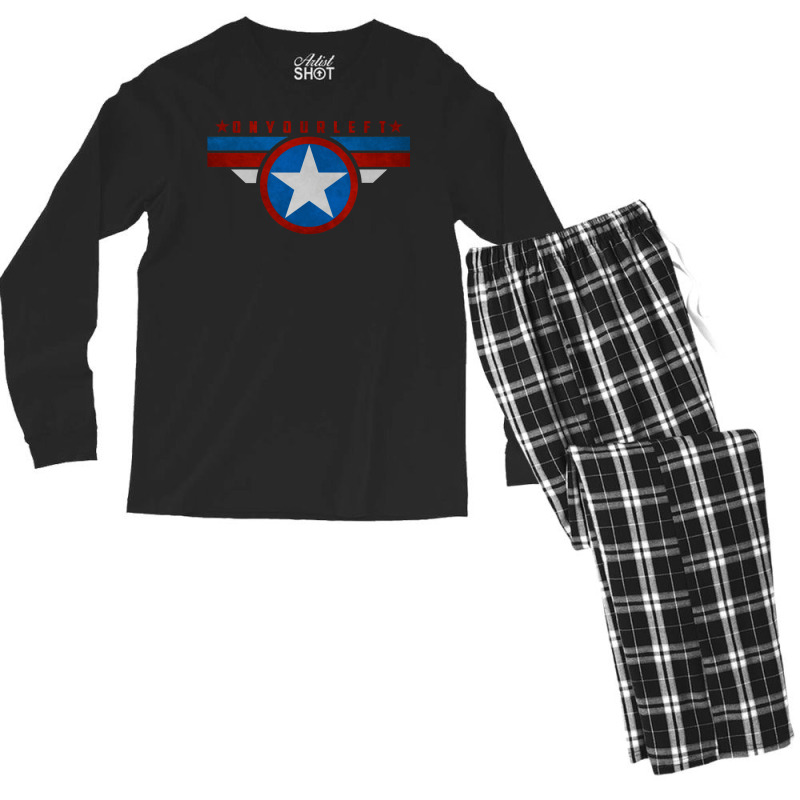 On Your Left 5 Men's Long Sleeve Pajama Set | Artistshot