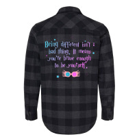 Being Different Is No Bad Thing  37 Flannel Shirt | Artistshot