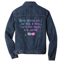 Being Different Is No Bad Thing  37 Men Denim Jacket | Artistshot