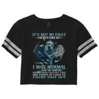 Dragon Its Not My Fault You Thought I Was Normal 3 Scorecard Crop Tee | Artistshot