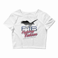 F 16 Fighting Falcon Viper Defending Liberty T Shi Crop Top | Artistshot