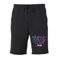 Being Different Is No Bad Thing  21 Fleece Short | Artistshot