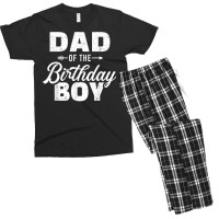 Dad Of The Birthday Boy Matching Family Party T Sh Men's T-shirt Pajama Set | Artistshot