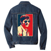 Special Present Illustration Pop Art Pedro Vintage Men Denim Jacket | Artistshot